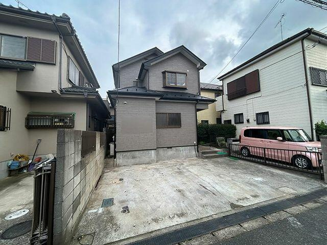松戸市中金杉１丁目１５－４の駐車場|現地外観