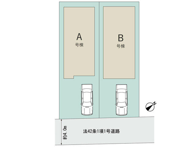 松戸市常盤平西窪町１９番の区画図