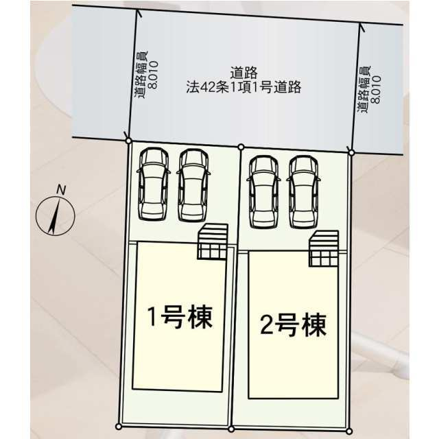 柏市伊勢原　第７の区画図