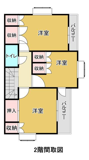 南増尾８丁目住宅の間取り