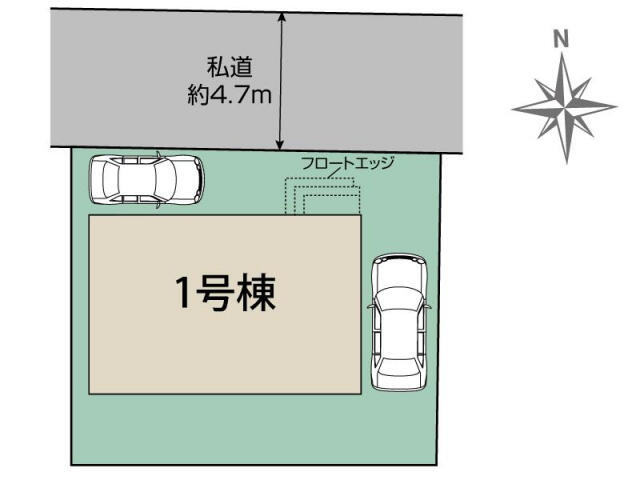 ブルーミングガーデン　柏市南増尾６丁目２期１棟／２期１号棟のその他|柏市南増尾6丁目2期1棟区画図
