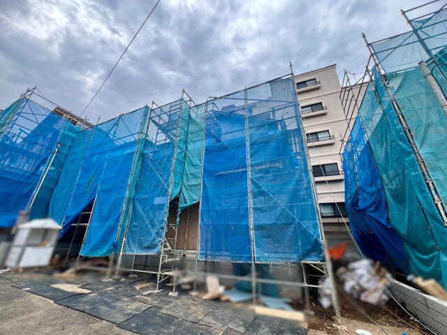 ブルーミングガーデン　柏市松ケ崎３棟／１期２号棟の前面道路含む現地写真|現地写真（(2)号棟）