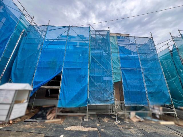 ブルーミングガーデン　柏市松ケ崎３棟／１期２号棟の前面道路含む現地写真|現地写真（(2)号棟）