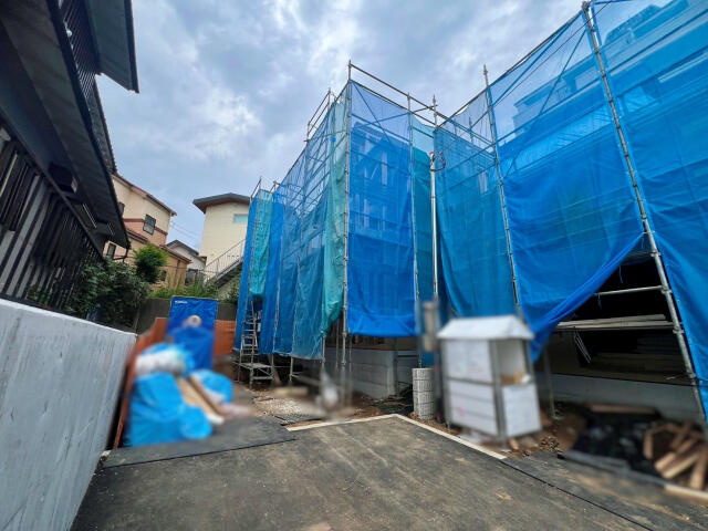 ブルーミングガーデン　柏市松ケ崎３棟／１期１号棟の前面道路含む現地写真|現地写真（(1)号棟）