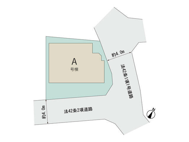 鎌ヶ谷市東鎌ヶ谷２丁目６９５番の区画図