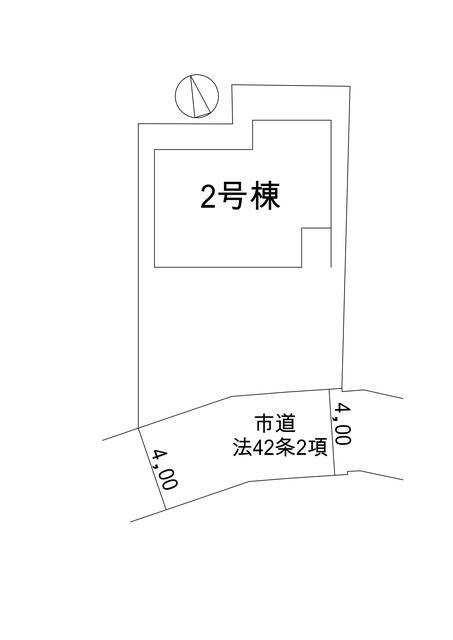 流山松ケ丘５丁目　第１期の区画図