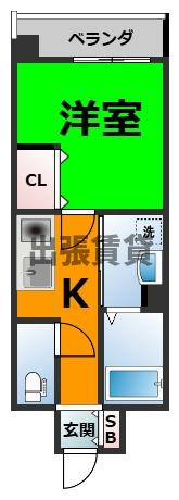 仲介手数料0円！ヒルズ新栄2号館の間取り