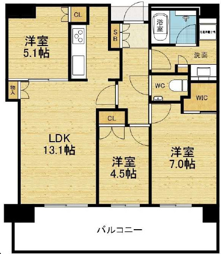 【間取り】 | ザ・パークハウス中之島タワー
