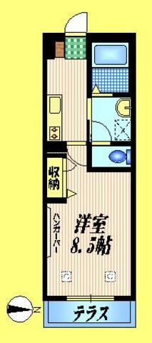 ポート　オレンジの間取り|ＮＴＴ－Ｂフレッツ対応