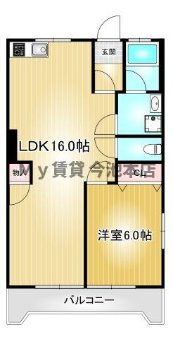 メゾンハヤシ|名古屋市の賃貸ならMy賃貸の間取り|メゾンハヤシ