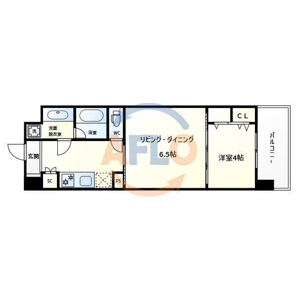 プランドール天王寺SOUTHの間取り|プランドール天王寺SOUTH　間取り
