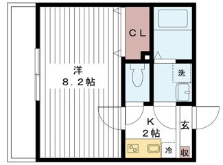 【間取り】 | ＡＪ八潮Ｎｏｒｔｈ　Ⅰ | 間取りです。