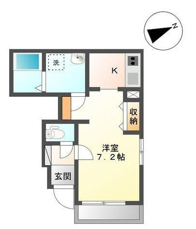 狛江市猪方２丁目のアパートの間取り