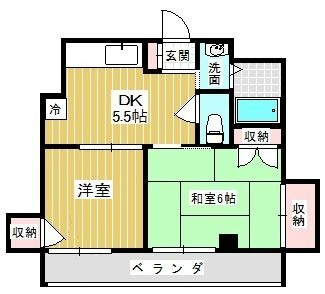ソマール西竹の塚の間取り|間取りです。