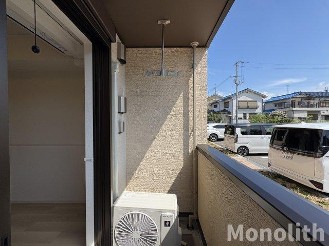 エルミタージュ泉ヶ丘のバルコニー