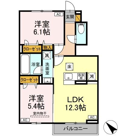 【間取り】 | Saginuma Garden Court Serenus