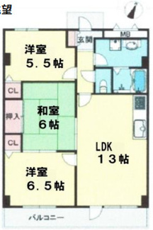 【間取り】 | エクレール鶯町