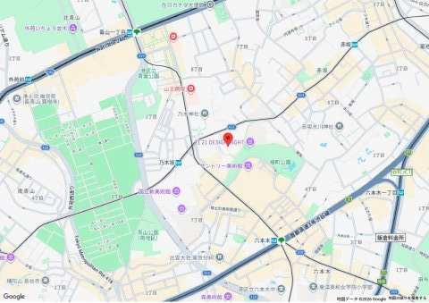 赤坂ヒルサイドハウスⅡの地図