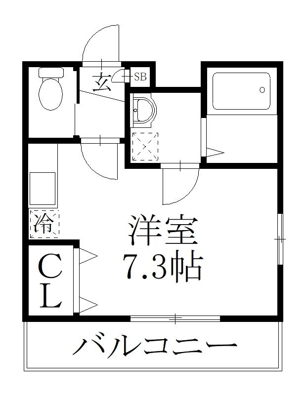 ヒロコーポの間取り