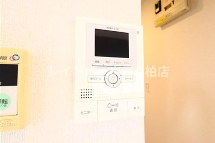 仲介手数料（賃料の1.10ヵ月）の50％OFF対象物件！のセキュリティ|モニタ付インターホンです