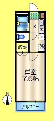 アネックス上高井戸の間取り|南向　バス・トイレ別　ガスキッチン　インターネット・地上デジタル放送対応可　ＣＡＴＶ　ＢＳ