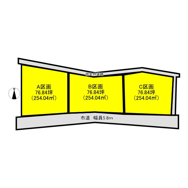 売地　水戸市開江町の土地図