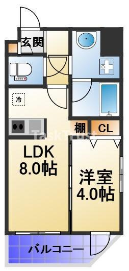 【間取り】 | ランティエ御幣島