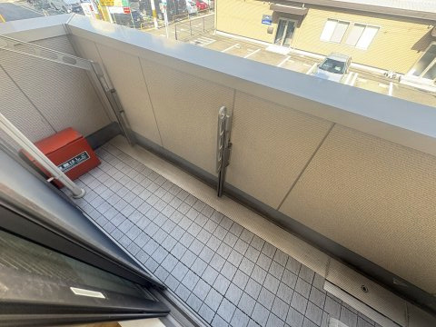 シャーメゾンハレクラニのバルコニー