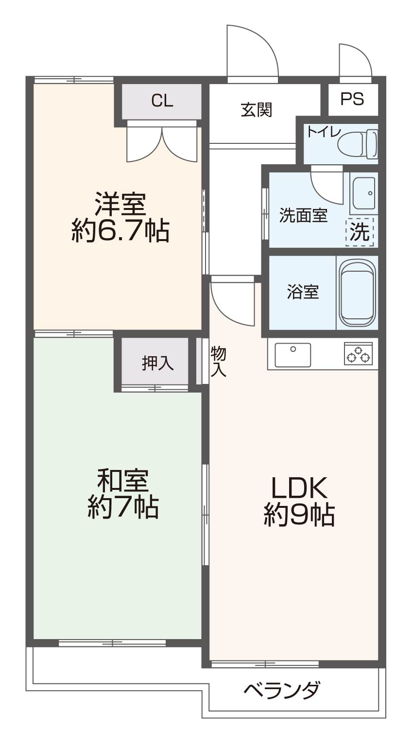 グランクオレ３１の間取り