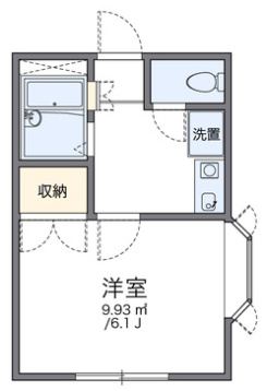 【間取り】 | レオパレス西砂