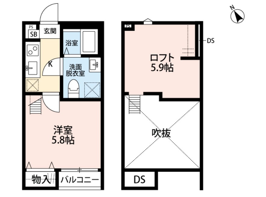 KAHALE東大宮の間取り