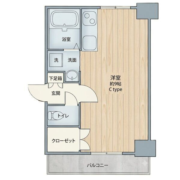 フラシア浅間町の間取り