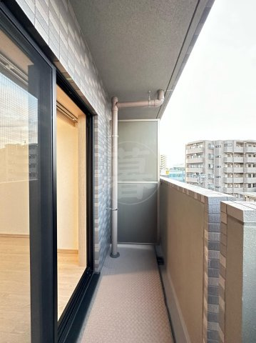 ルーブル川崎上平間弐番館のバルコニー