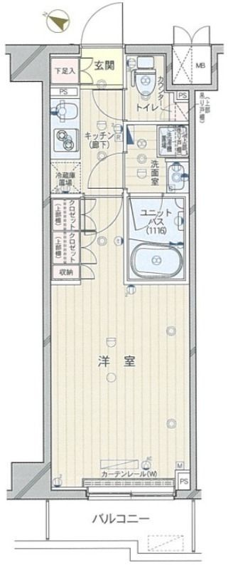 ルーブル川崎上平間弐番館の間取り