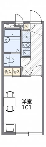 【間取り】 | レオパレスいずみ