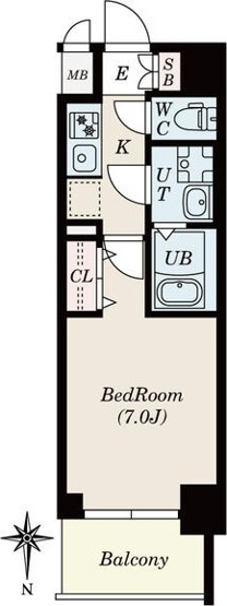 【間取り】 | S-RESIDENCE名駅NorthⅡ ☆初回保証料0円!!平面駐車場あり!!