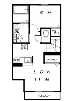 Ｋｈｏｕｓｅ－ケイハウス－の間取り|間取りです。