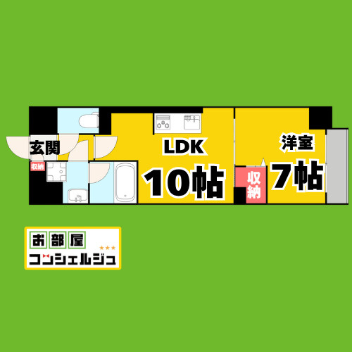 シュトルツ栄の間取り