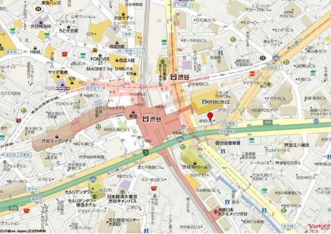 渋谷新生ビルの地図