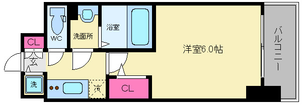 エスリード難波ザ・アークの間取り|エスリード難波ザ・アーク　間取り