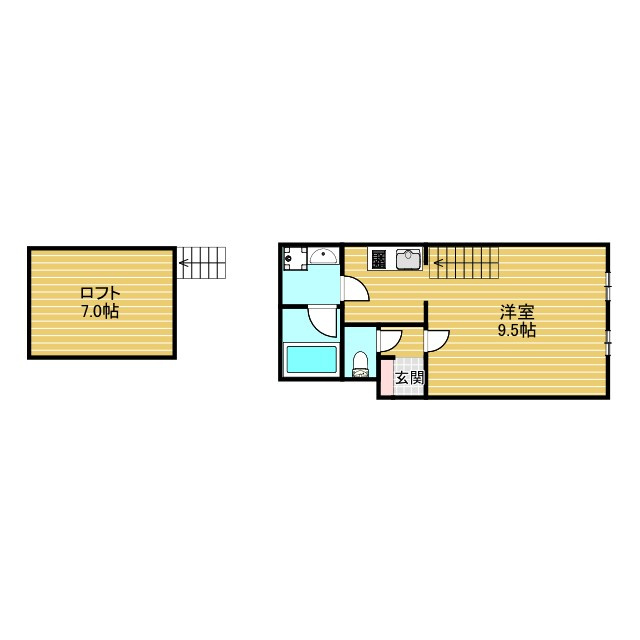 ガレリア千里山UNOの間取り