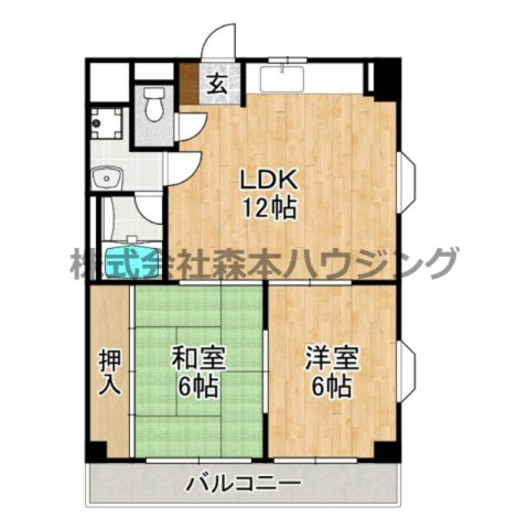 【間取り】 | 　ジョイフル寝屋川