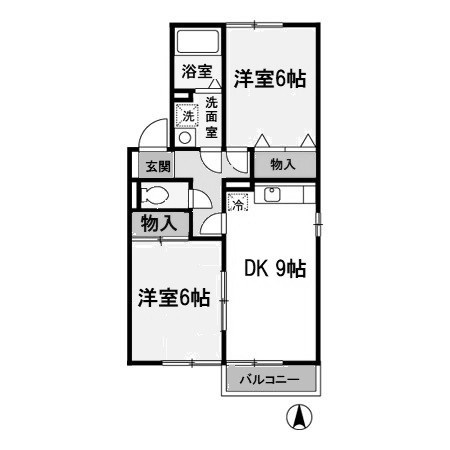 【間取り】 | ヴェルフィーユC