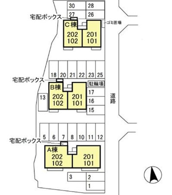 【区画図】 | ヴェルフィーユC