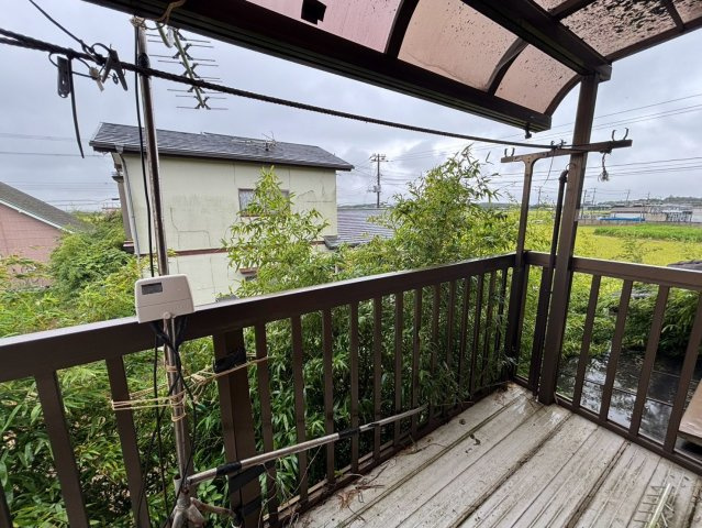 山武郡横芝光町屋形　中古戸建のバルコニー
