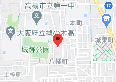 高槻市八幡町のアパートの地図|
