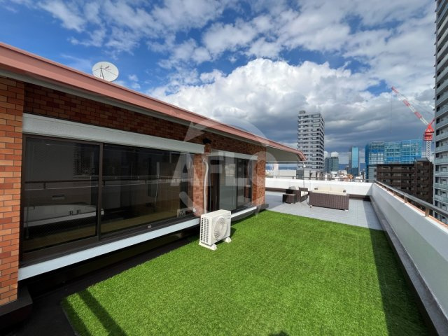 インプルーブ天満橋　滝川小学校区のバルコニー