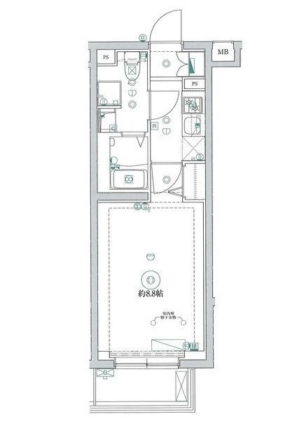 RELUXIA赤羽志茂の間取り|間取りです。