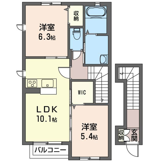 【間取り】 | シエンフルールⅡ