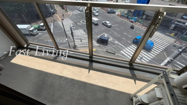 パークハビオ飯田橋のバルコニー